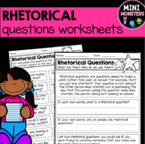Rhetorical Questions Worksheets