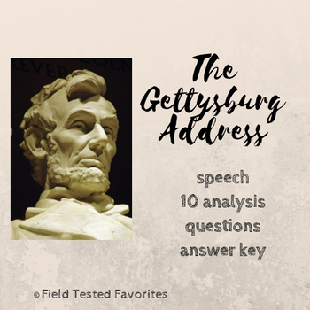 Preview of Rhetorical Techniques in The Gettysburg Address
