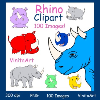 clipart rhino