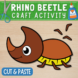 Rhinoceros Beetle Craft | Insect Craft Activity | Rhino Be