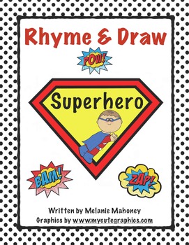 Preview of Rhyme & Draw Superhero