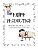 Rhyme Production - Practice for Phonological Awareness Ski
