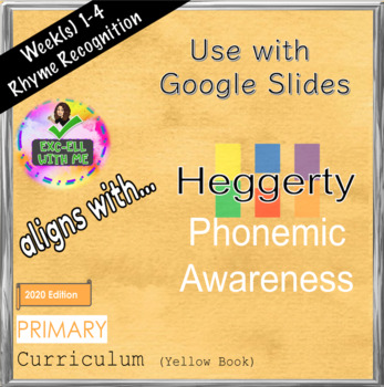 Preview of Rhyme Recognition Week 1-4 (aligns with Heggerty Phonemic Awareness)