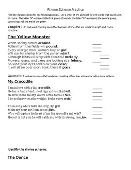 scheme rhyme practice ratings