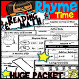 Rhyme Time ELA and Math - Read Across America - Author Stu
