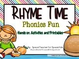 Rhyme Time -Phonics Fun {Differentiated & Aligned with Com
