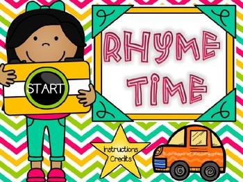 Preview of Rhyme Time Power Point Game w/Audio (Distance Learning)