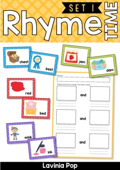 Rhyme Time Set 1 by Lavinia Pop | Teachers Pay Teachers