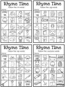Rhyme Sound Mazes: sounding out and segmenting | TPT