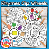 Rhyme Wheels | Clip-it Rhyming Word Wheels