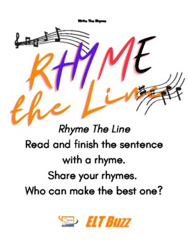 Preview of Rhyme (the famous) Line Poetry Worksheets