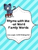 Rhyme with Me: -at Word Family Words