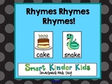 Rhymes Rhymes Rhymes!  Smartboards Made Easy!