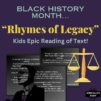 Preview of Rhymes of Legacy: Black History Month's Timeless Symphony for Kids to READ