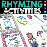 Rhyming Worksheets and Activities