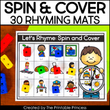 Rhyming Activities | Spin and Cover