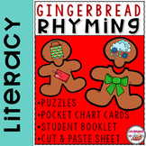 Rhyming Activities for Christmas | Gingerbread Theme