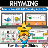 Rhyming  Activities for Google Slides