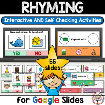 Preview of Rhyming  Activities for Google Slides