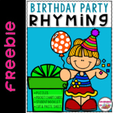 Rhyming Activities for Preschool & Kindergarten | Birthday Theme