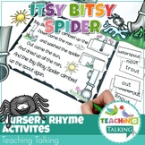 Nursery Rhyme Activities for Itsy Bitsy Spider