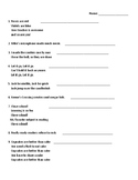 Rhyming, Alliteration, or Repetition Practice Sheet