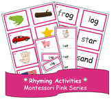 Rhyming Activities - Montessori Pink Series Material Langu