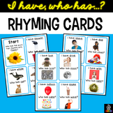 Rhyming Cards I Have Who Has