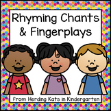 Rhyming Chants and Fingerplays