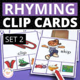 Rhyming Activity Clip Cards