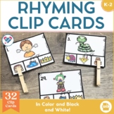 Rhyming Clip Cards