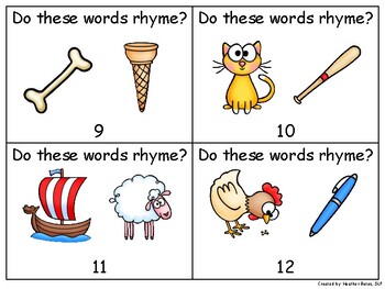 rhyming words these