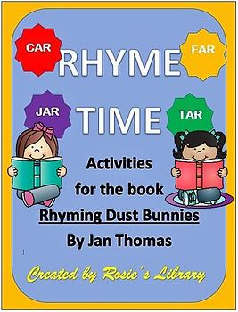 Preview of Rhyming Dust Bunnies Activities and Lesson Plans