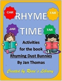Rhyming Dust Bunnies Activities and Lesson Plans
