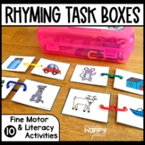 Rhyming Fine Motor Skills Task Boxes