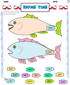 Preview of Rhyming Fish 1
