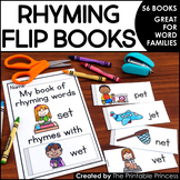 Rhyming Activities: Flip Books to Teach Words that Rhyme