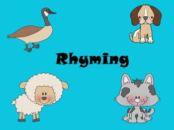 Preview of Rhyming Flipchart