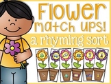 Rhyming Flower Match-Ups