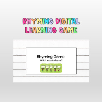 Preview of Rhyming Game | Digital Game | Powerpoint Game