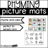 Rhyming Games Activity Mats for Preschool, Pre-K, Kindergarten