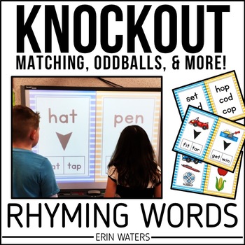 Preview of Rhyming Games - Rhyming Words Knockout