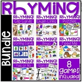 Rhyming Games and Activities Bundle for Preschool, Pre-K, 
