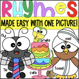Rhyming Made Easy with One Picture - Kindergarten & First 