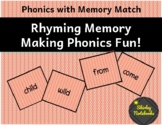Rhyming Memory #1 - Phonics Games for Older Students
