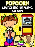 Rhyming Movie Popcorn Matching Phonics Literacy Center