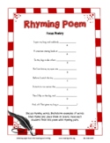 The Writing Academy - Rhyming Poem Activity