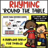 Rhyming Round Table Game (Team Activity) for Kindergarten 