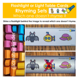 Rhyming Sets Flashlight or Light Table Cards : Which one d