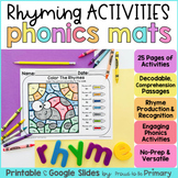Rhyming & Short Vowel Activities - Reading & Phonics Works